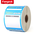 Printing Roll Custom Adhesive Industrial Product Logo Battery Sticker labels